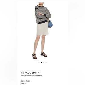 Paul Smith wool crochet sweater